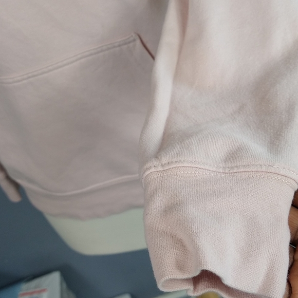 The North Face light pink hoodie size small - Picture 3 of 10